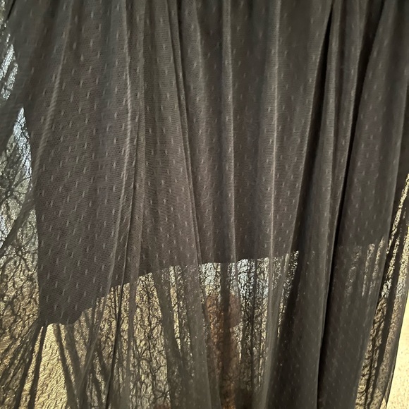 FREE PEOPLE DOTTED LACE SKIRT LARGE - Picture 5 of 12